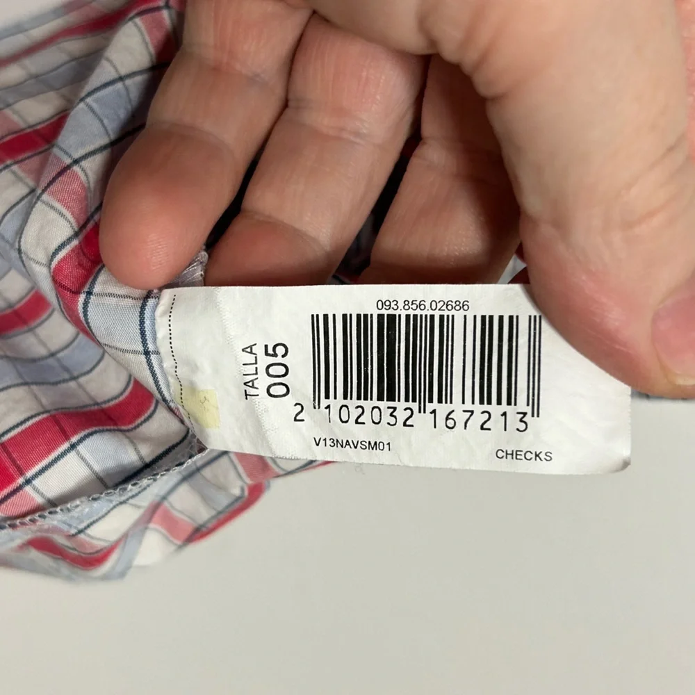 Dombi Smocked Plaid Dress
